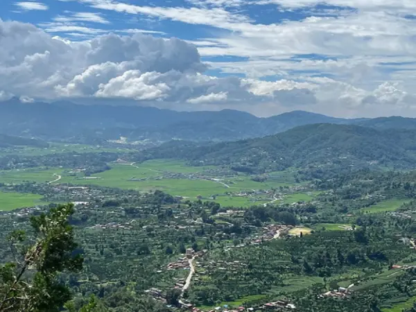 View from namobuddha 